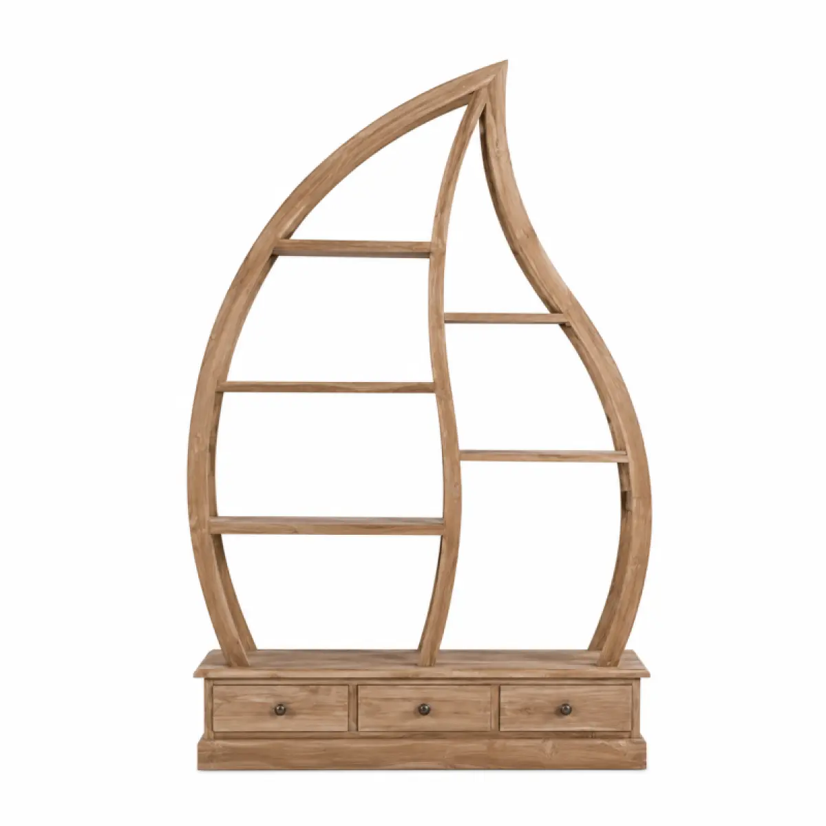 Teak Büchherregal Aprak