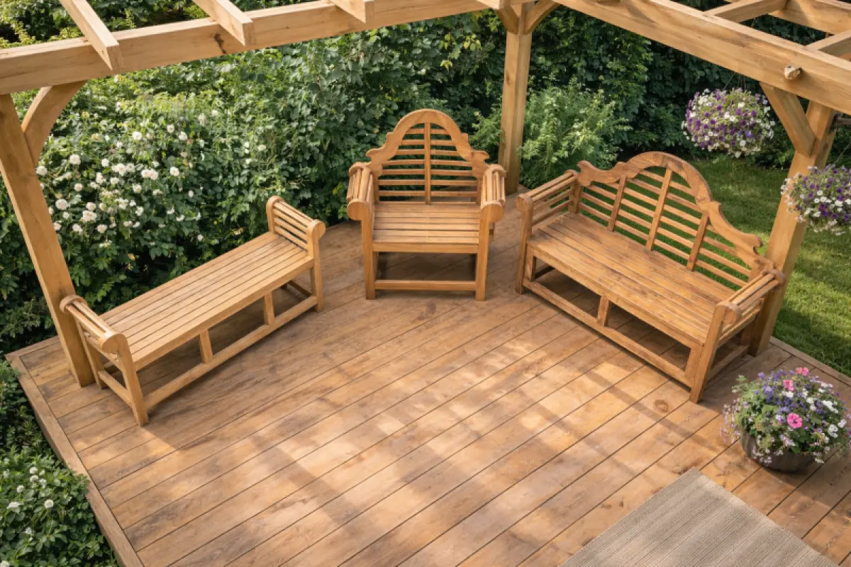 Teak Gartenbank Chester 