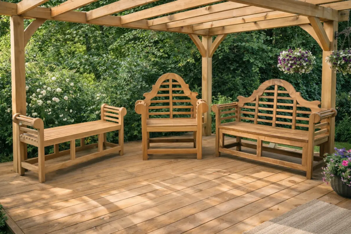 Teak Gartenbank Chester 