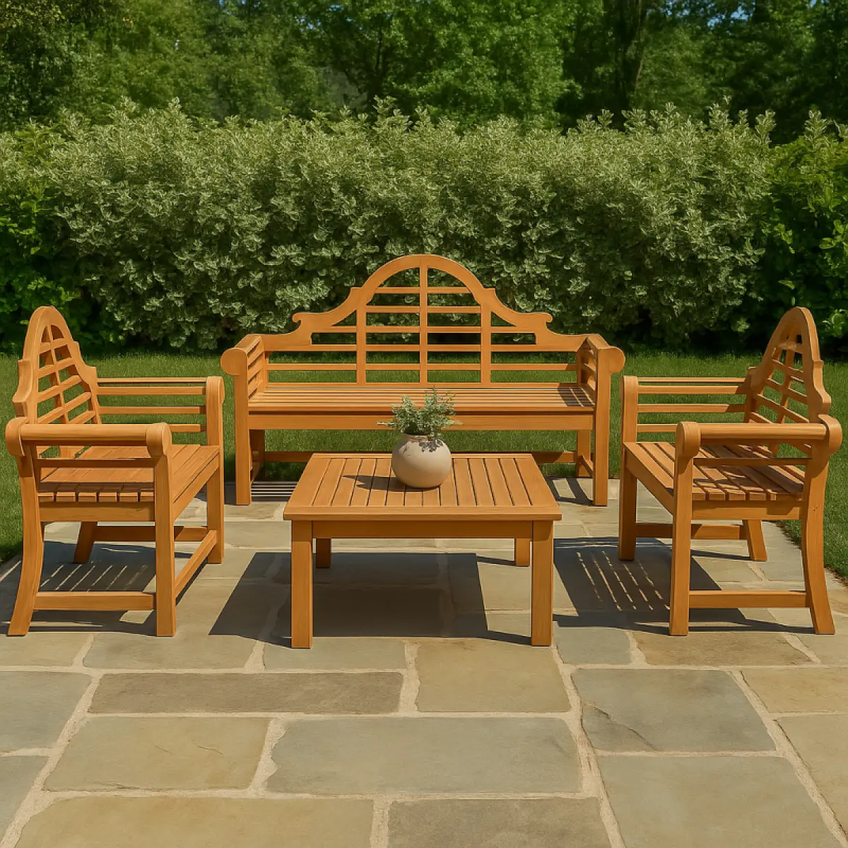 Teak Gartenbank Chester 