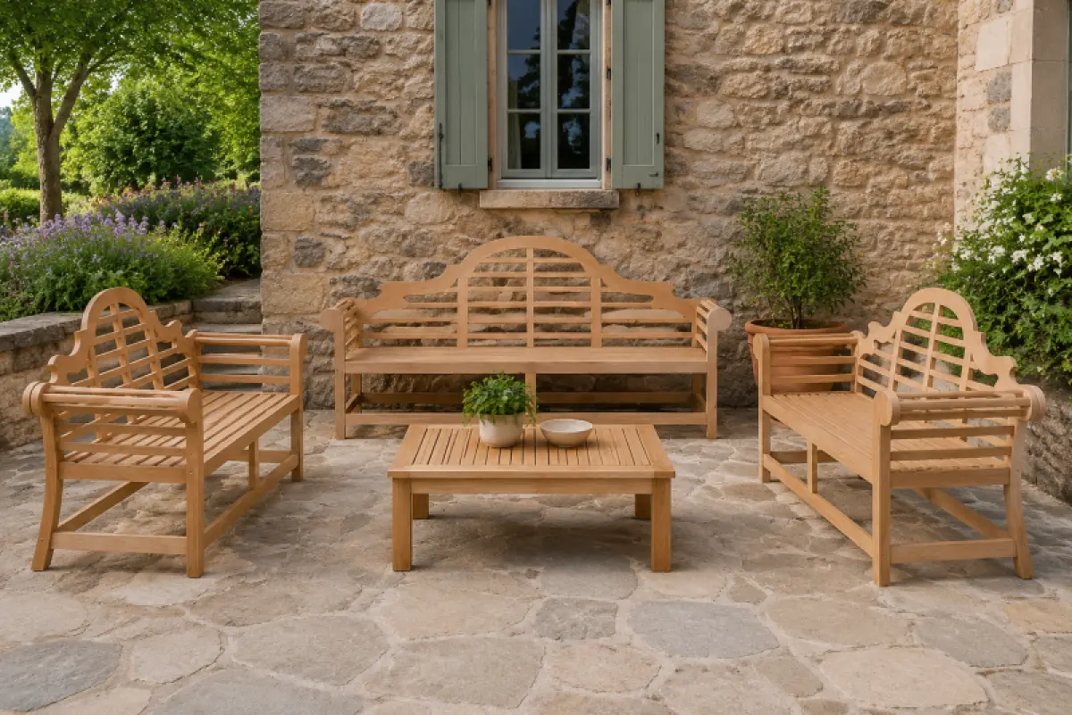 Teak Gartenbank Chester 