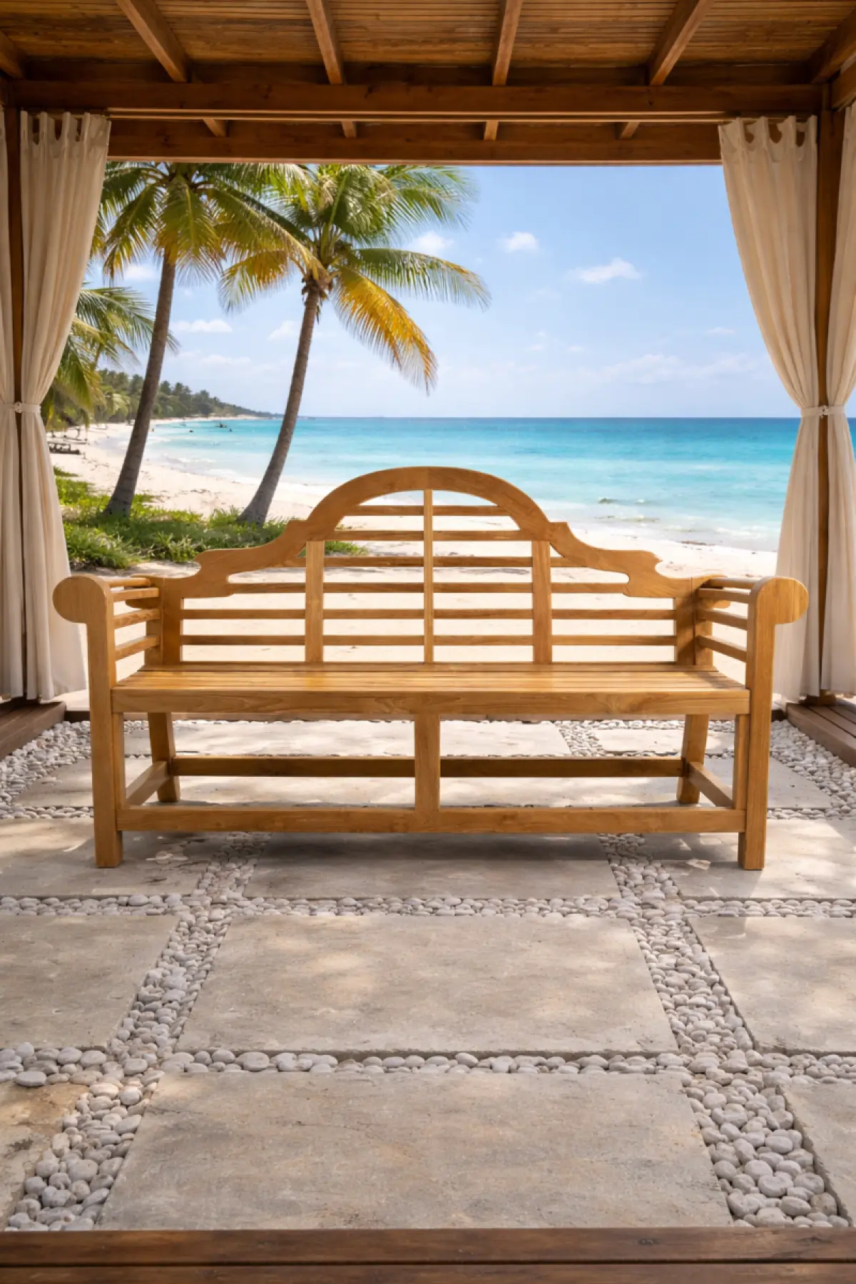 Teak Gartenbank Chester 