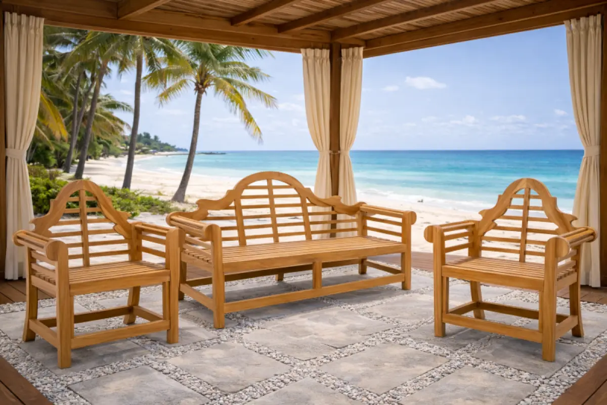 Teak Gartenbank Chester 