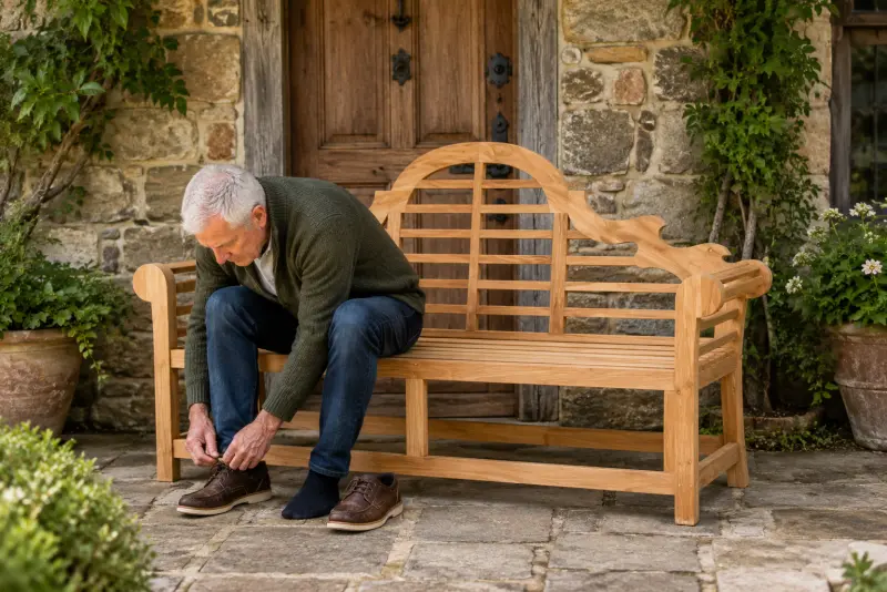 Teak Gartenbank Chester 