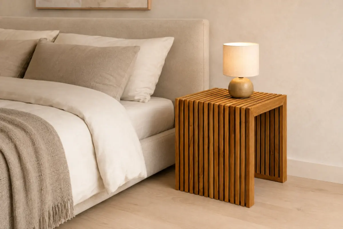 Teak Hocker-Tisch Verona