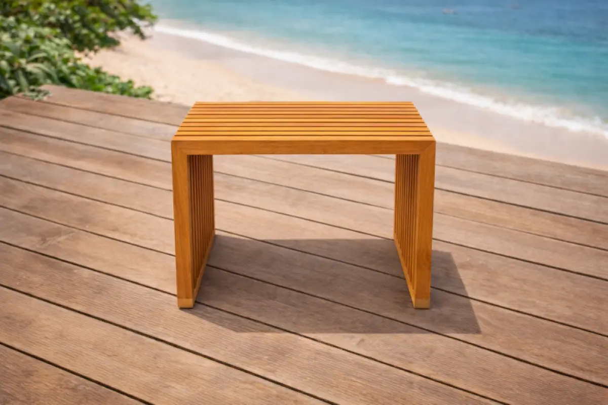 Teak Hocker-Tisch Verona