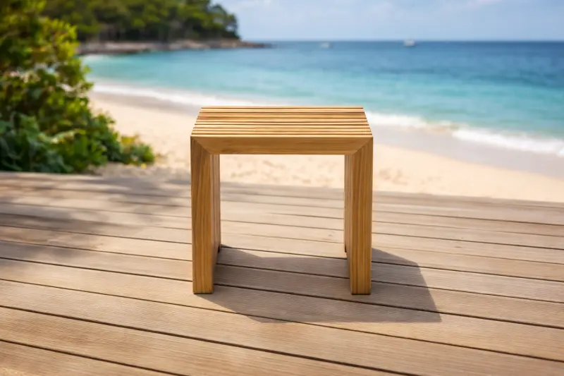 Teak Hocker-Tisch Verona