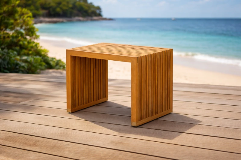Teak Hocker-Tisch Verona