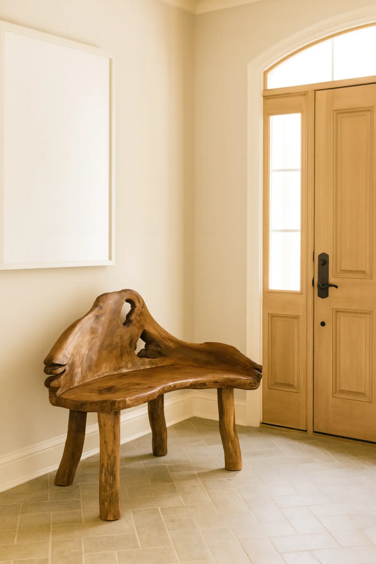 Teak Wurzelbank Almata