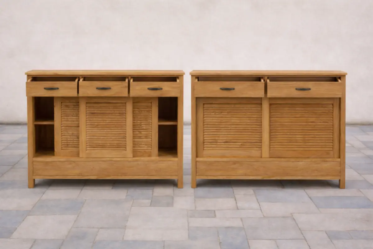 Teakholz Anrichte Temu