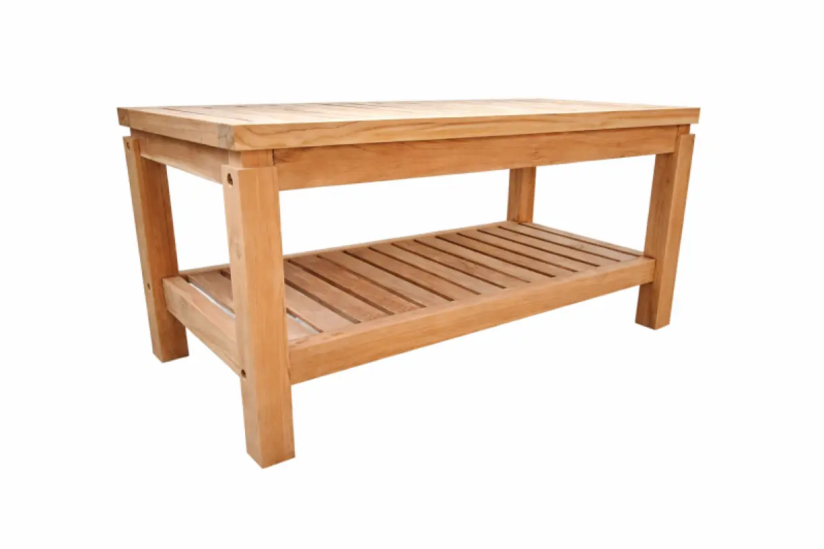 Teakholz Beistelltisch  Gora  XL