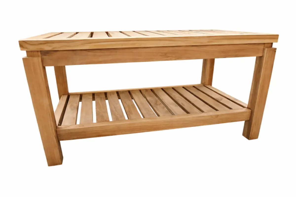 Teakholz Beistelltisch  Gora  XL