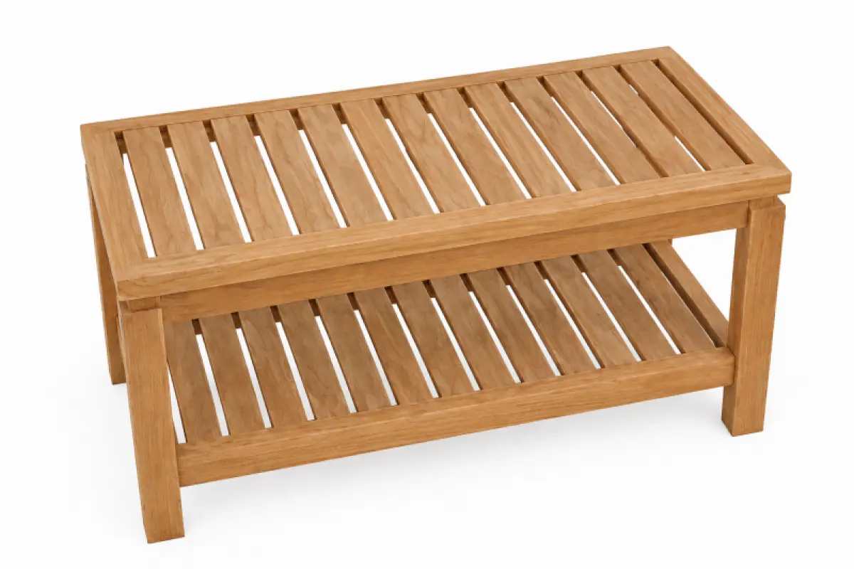 Teakholz Beistelltisch  Gora  XL