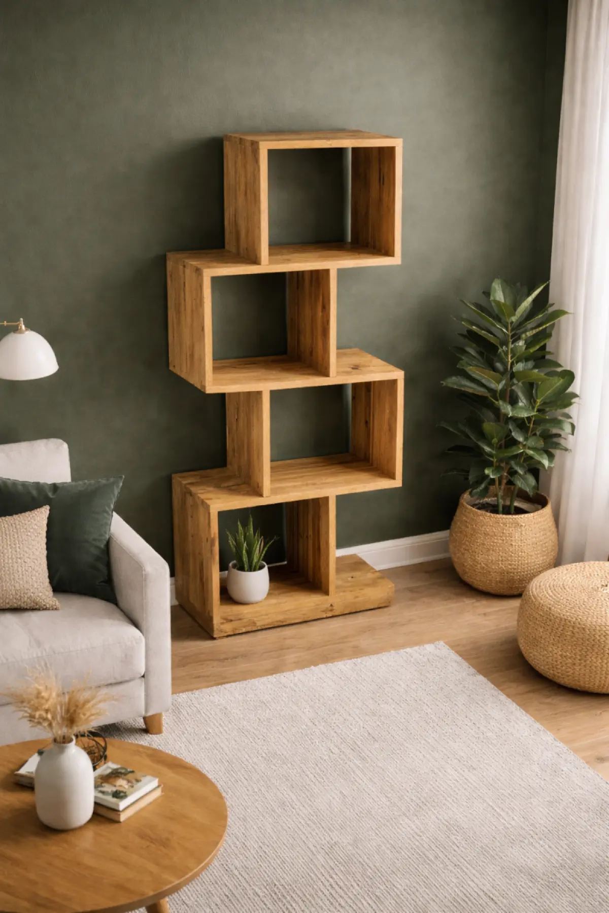 Teakholz Bücherregal Ida