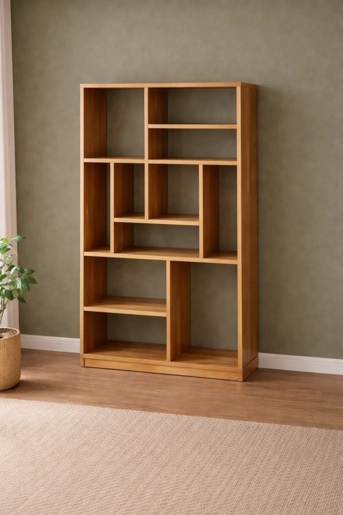 Teakholz Bücherregal Kutu