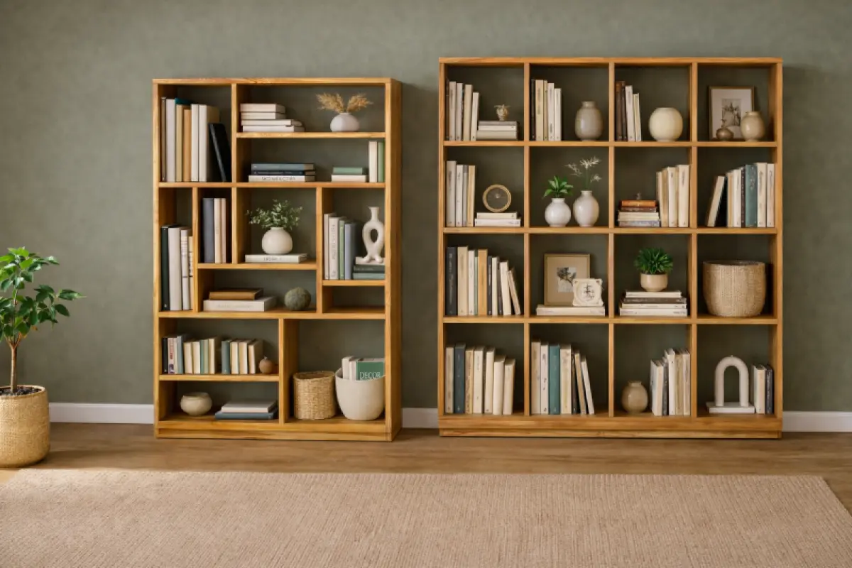 Teakholz Bücherregal Kutu