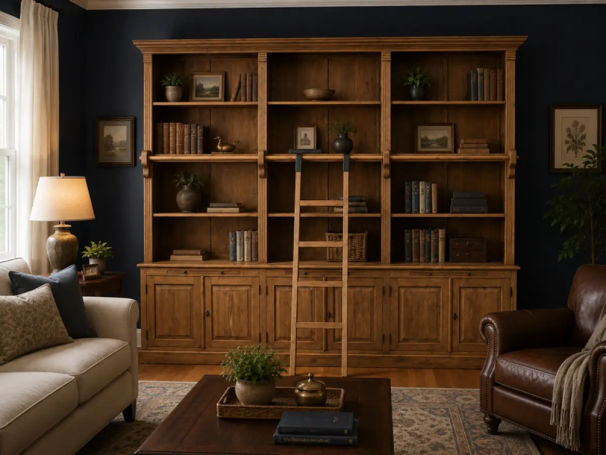 Teakholz Bücherregal-Schrank Kante