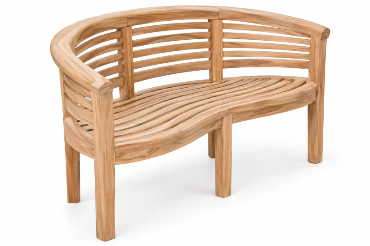 Teakholz Gartenbank Alesto