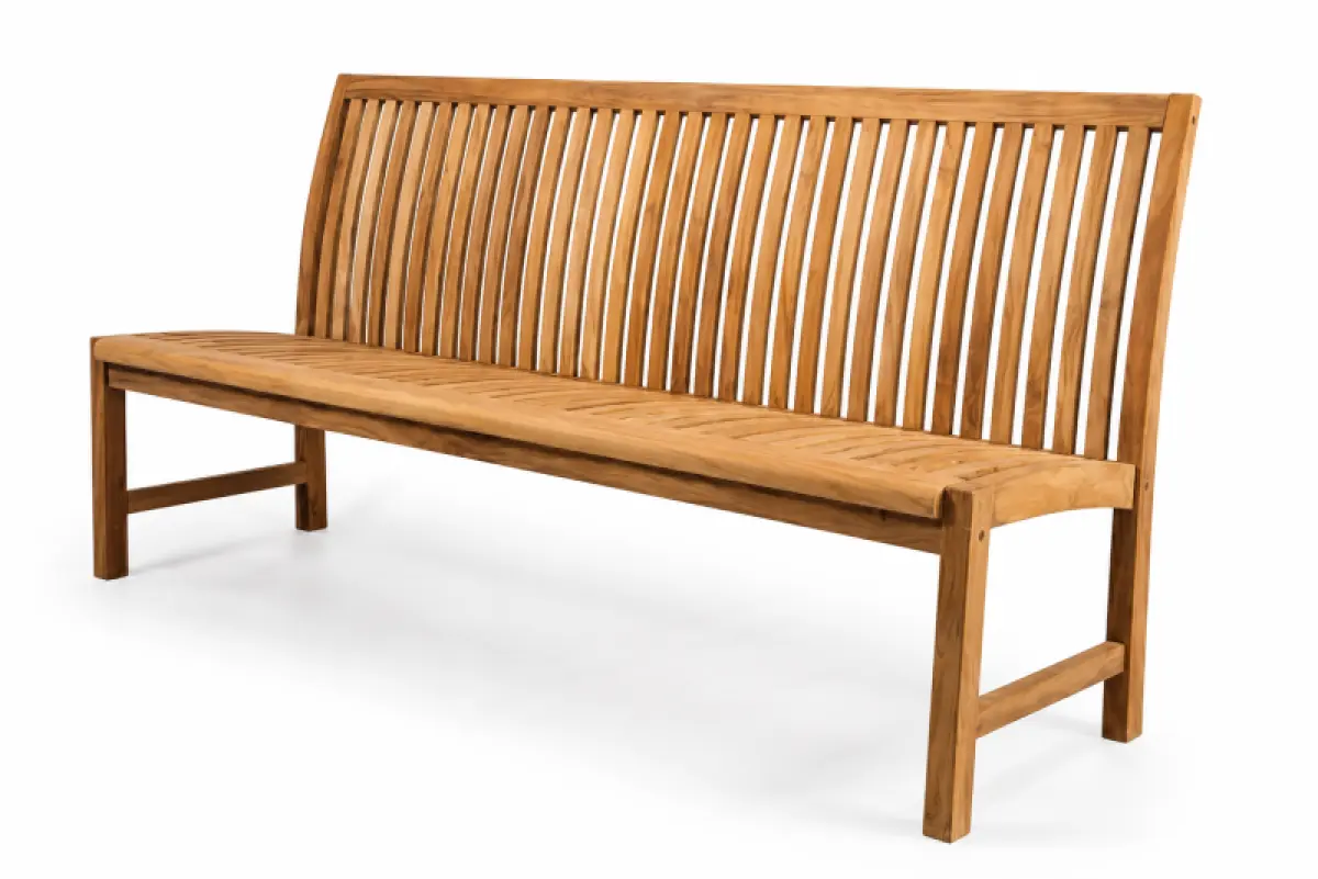 Teakholz Gartenbank Hawaii ohne Armlehnen