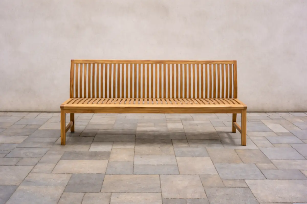 Teakholz Gartenbank Hawaii ohne Armlehnen