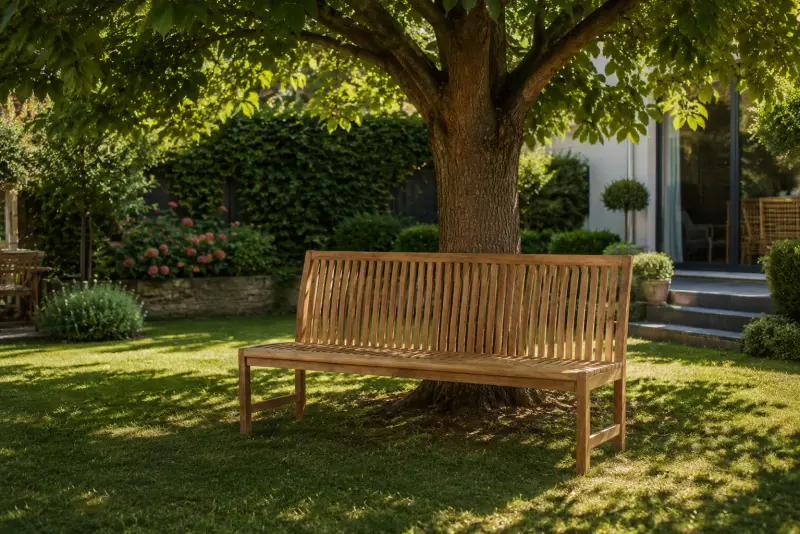 Teakholz Gartenbank Hawaii ohne Armlehnen