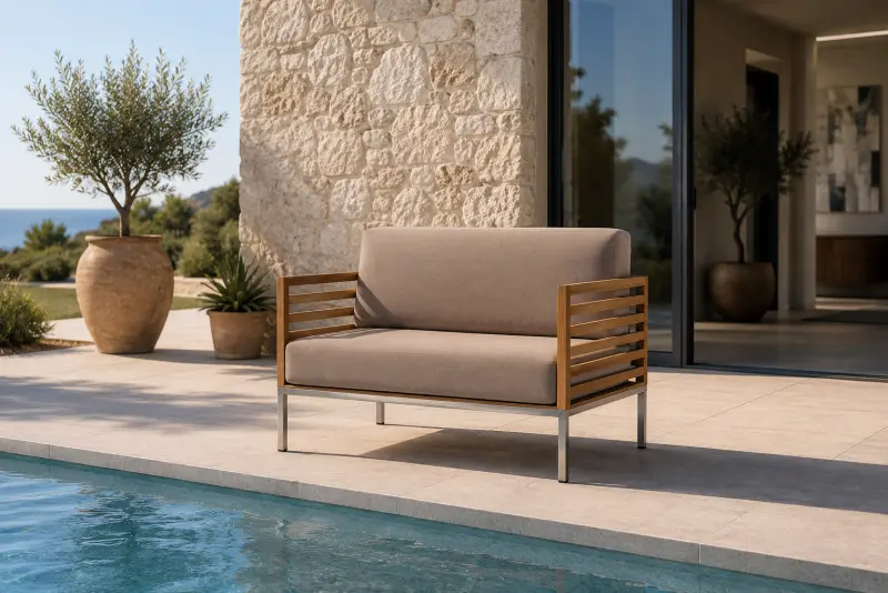 Teakholz Gartenbank Palermo