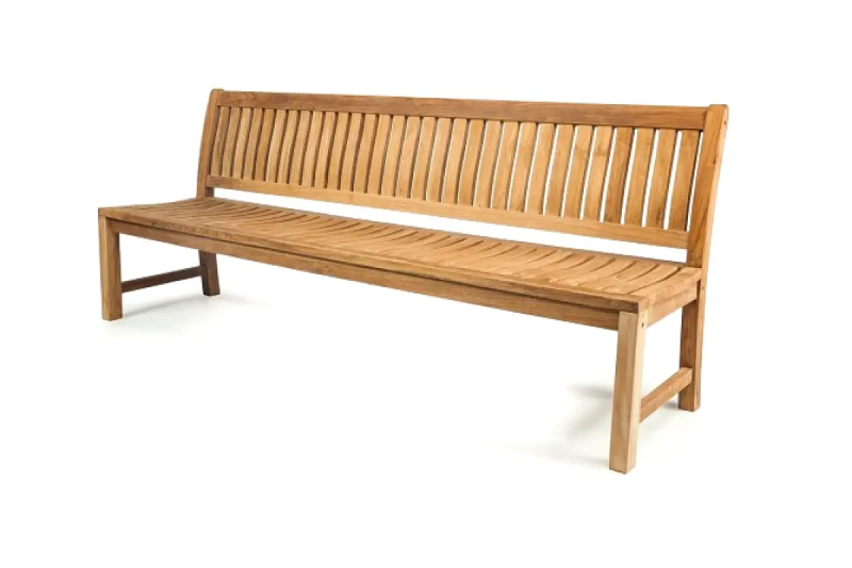 Teakholz Gartenbank Rio ohne Armlehnen