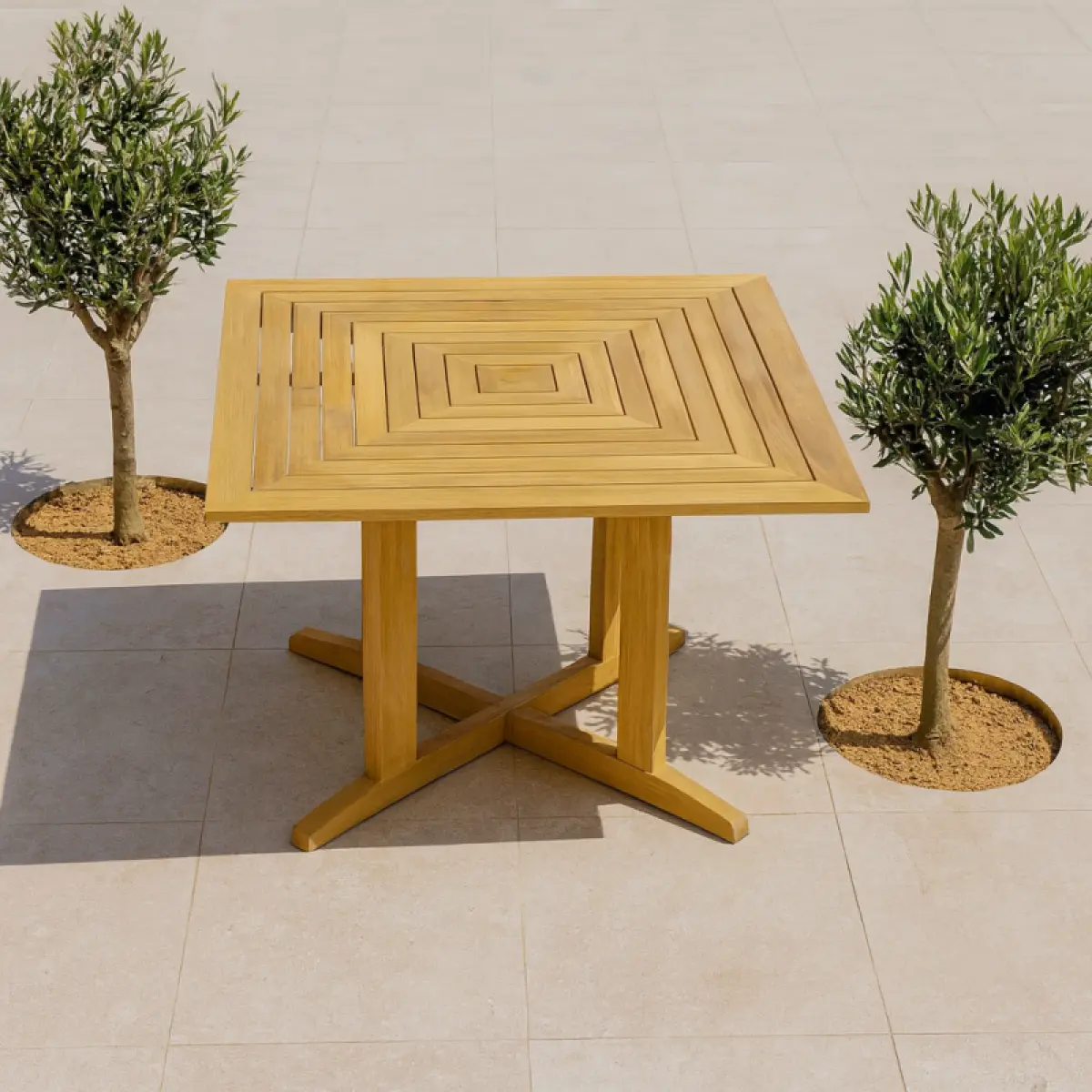 Teakholz Gartentisch Kare