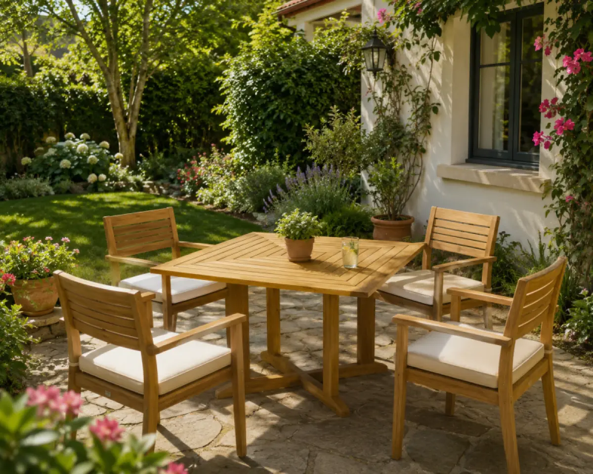 Teakholz Gartentisch Kare