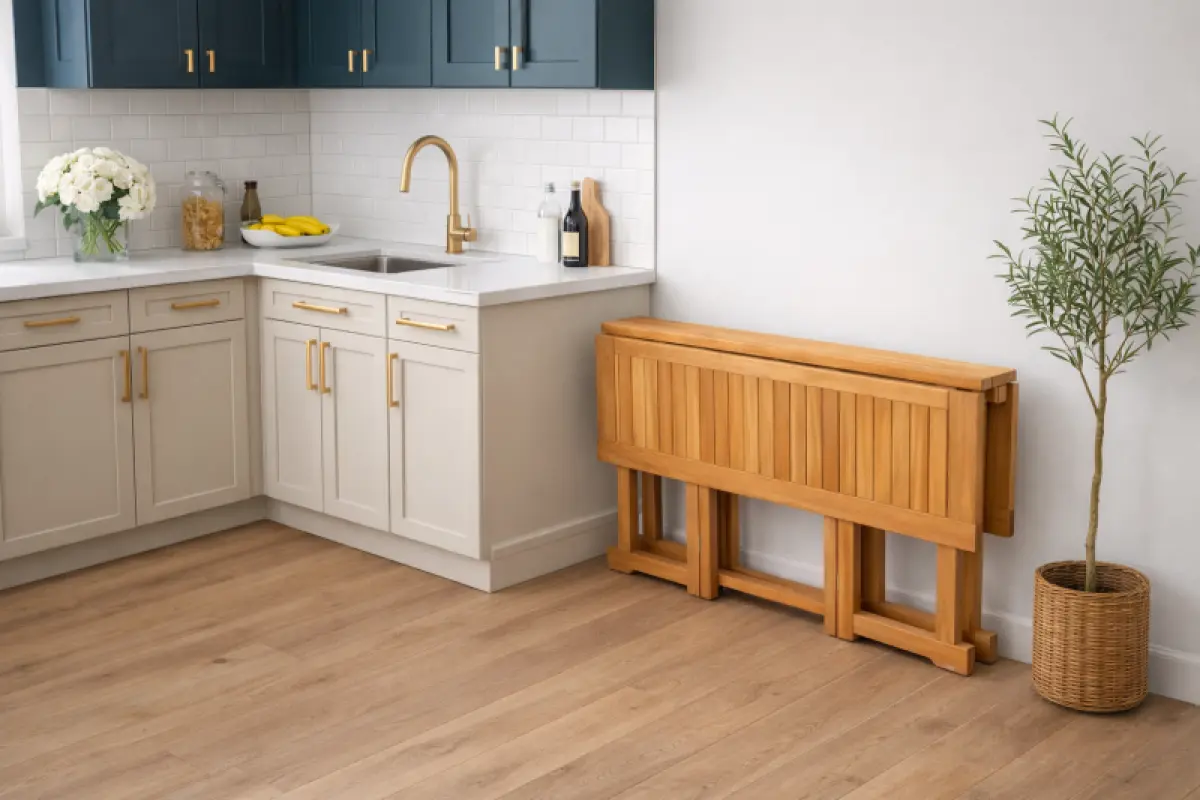 Teakholz Klapptisch  Katla 4