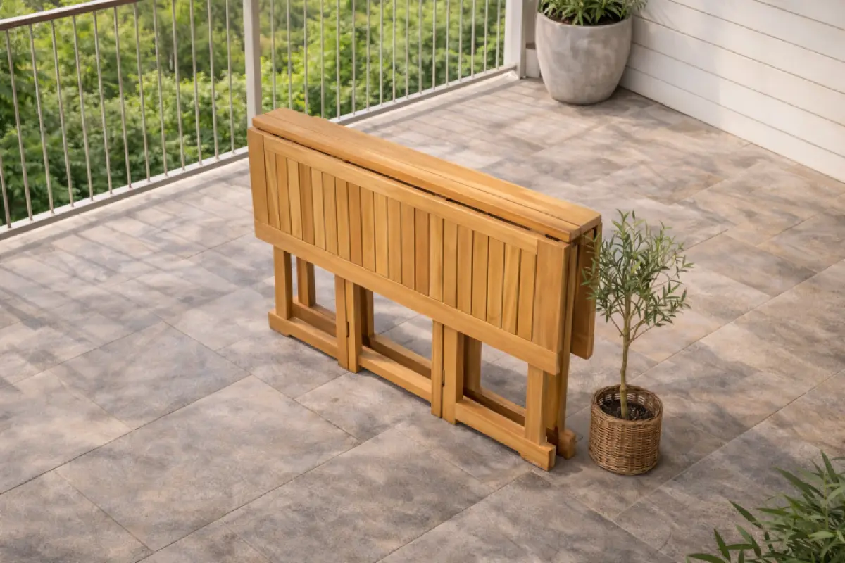 Teakholz Klapptisch  Katla 4