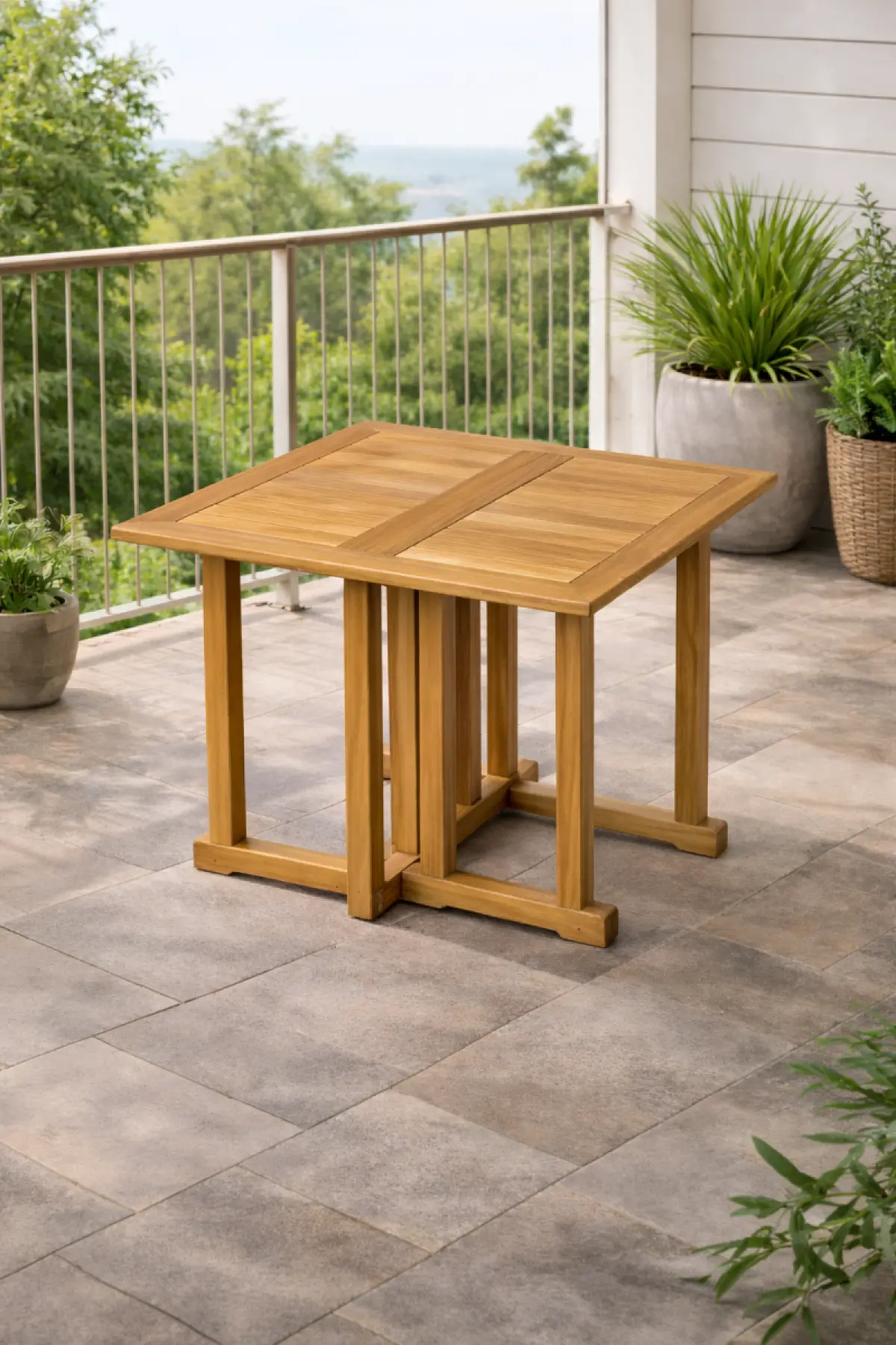 Teakholz Klapptisch  Katla 4