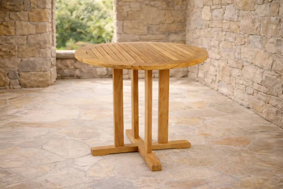 Teakholz Rundtisch Pele