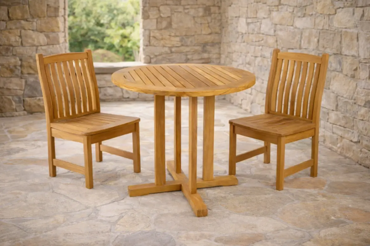 Teakholz Rundtisch Pele