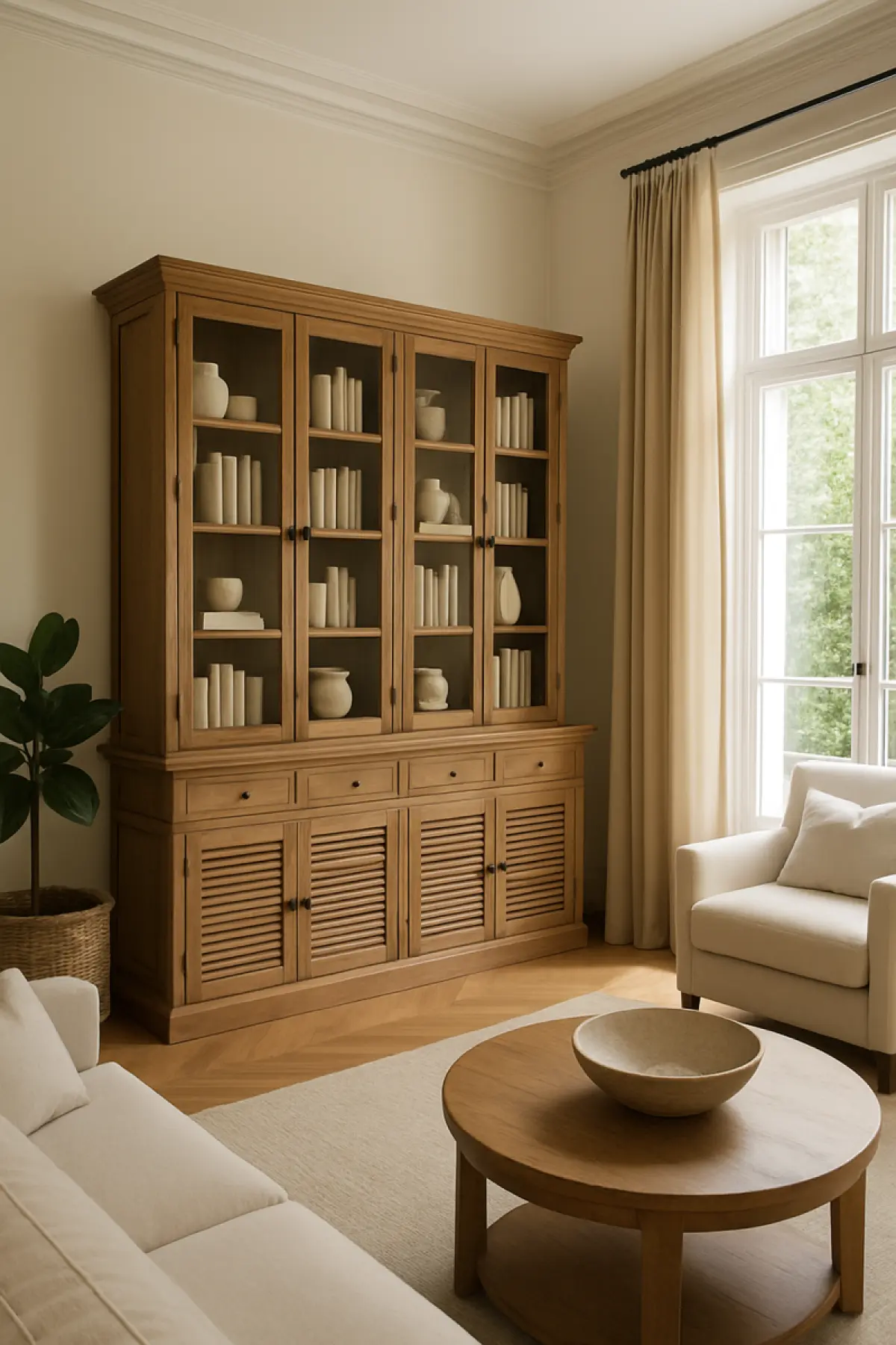 Teakholz Schrank Malabadi