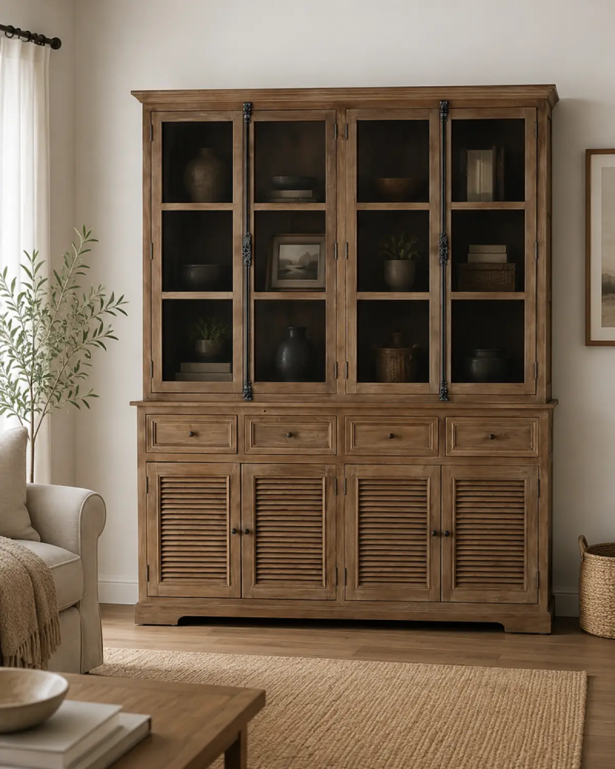 Teakholz Schrank Malabadi