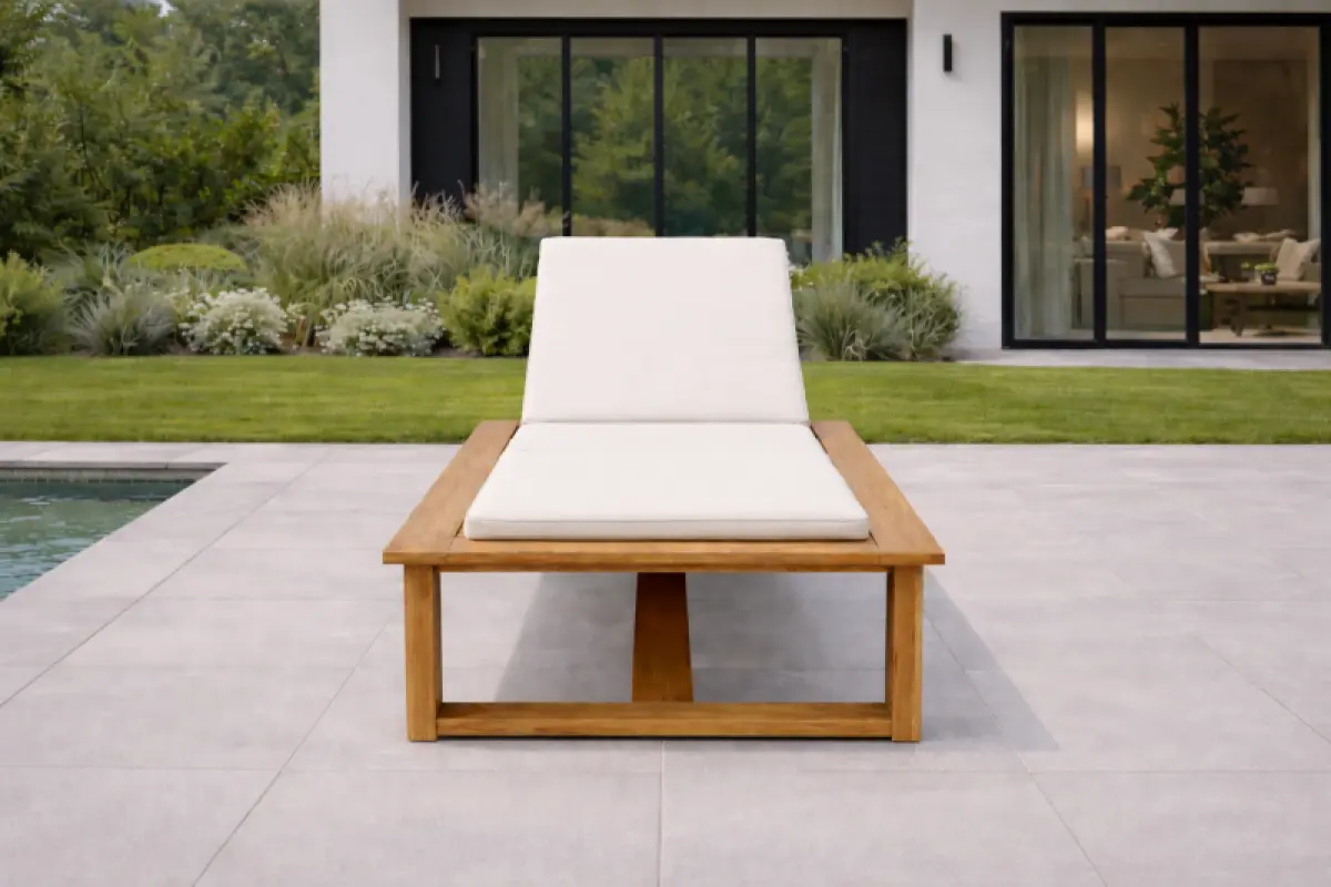 Teakholz Sonnenliege Malibu