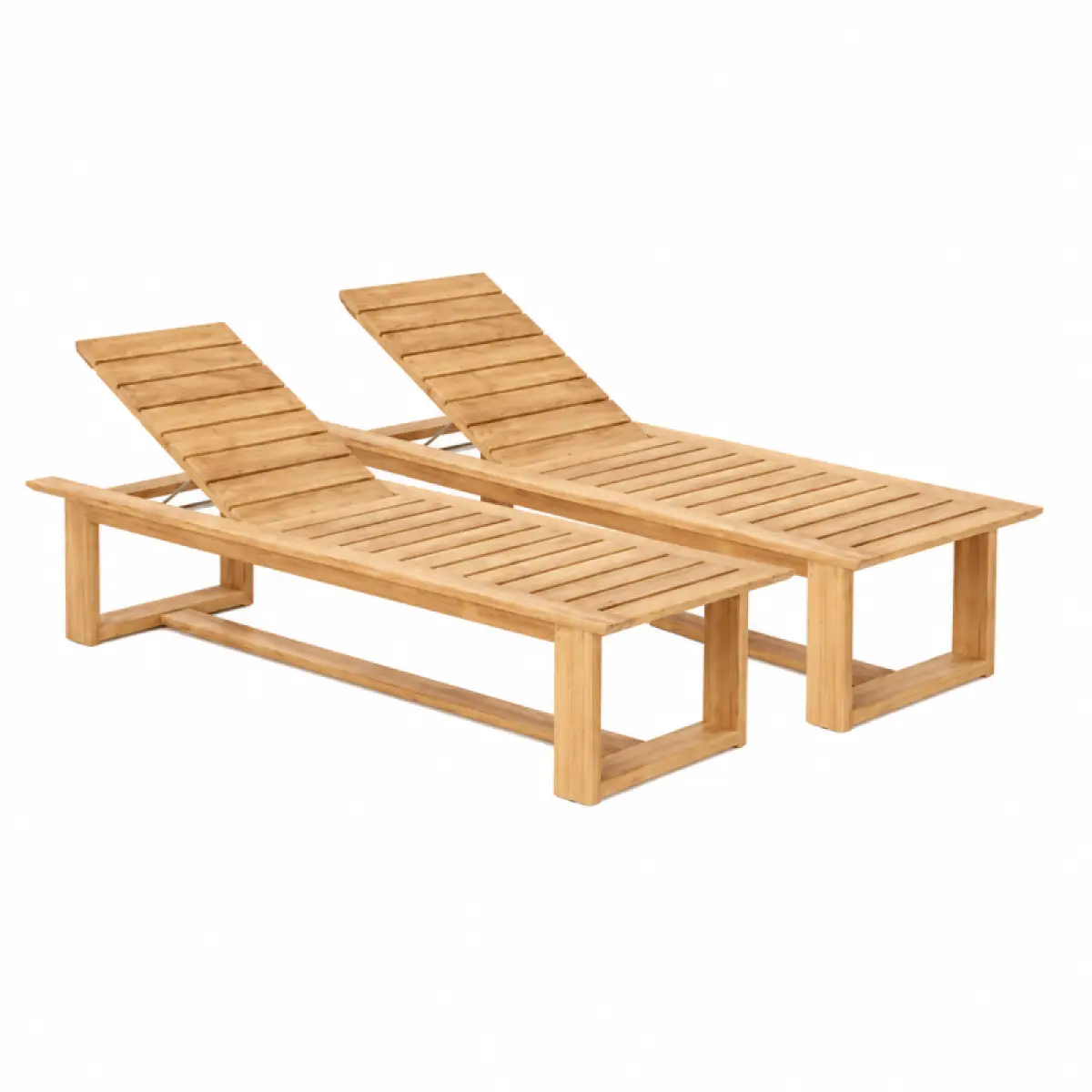 Teakholz Sonnenliege Malibu