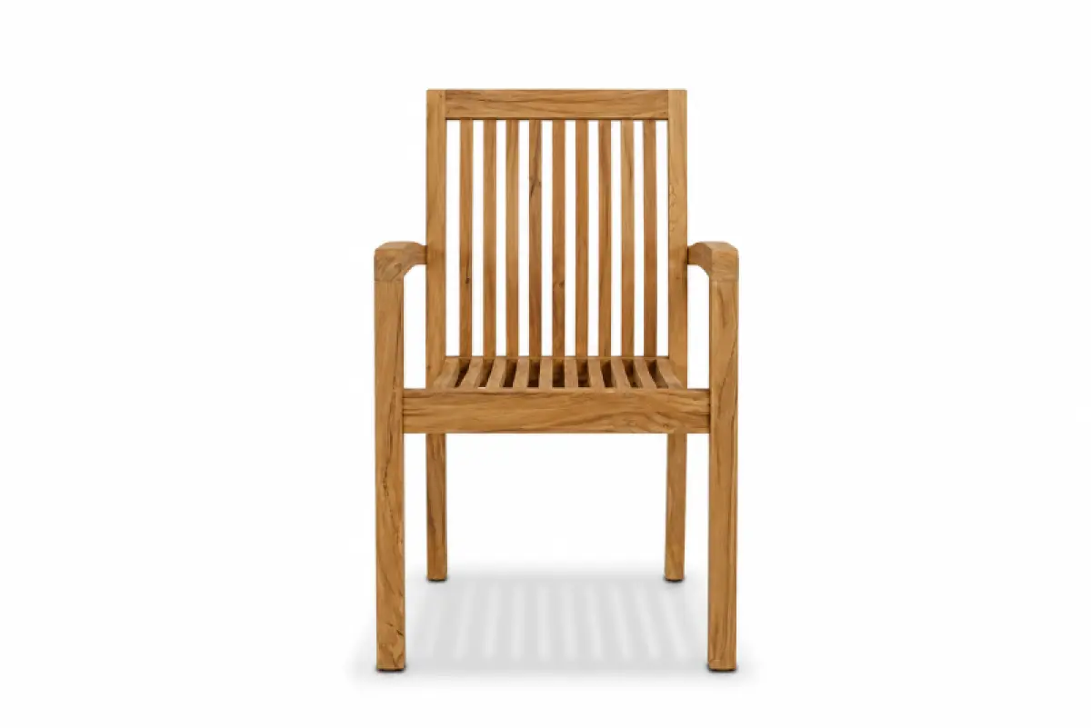 Teakholz Stapelstuhl Lori 