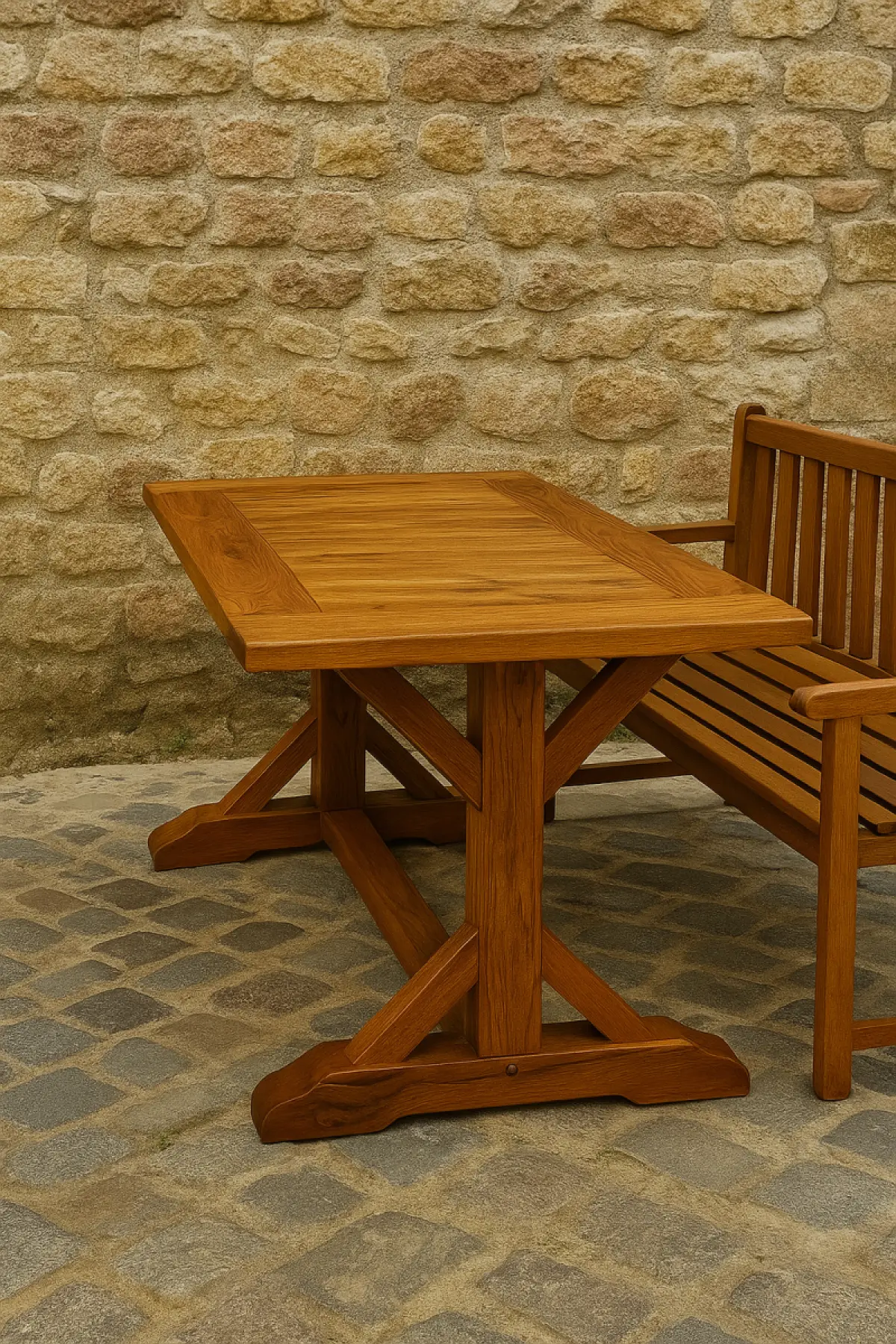 Teakholz Tisch Mikoa