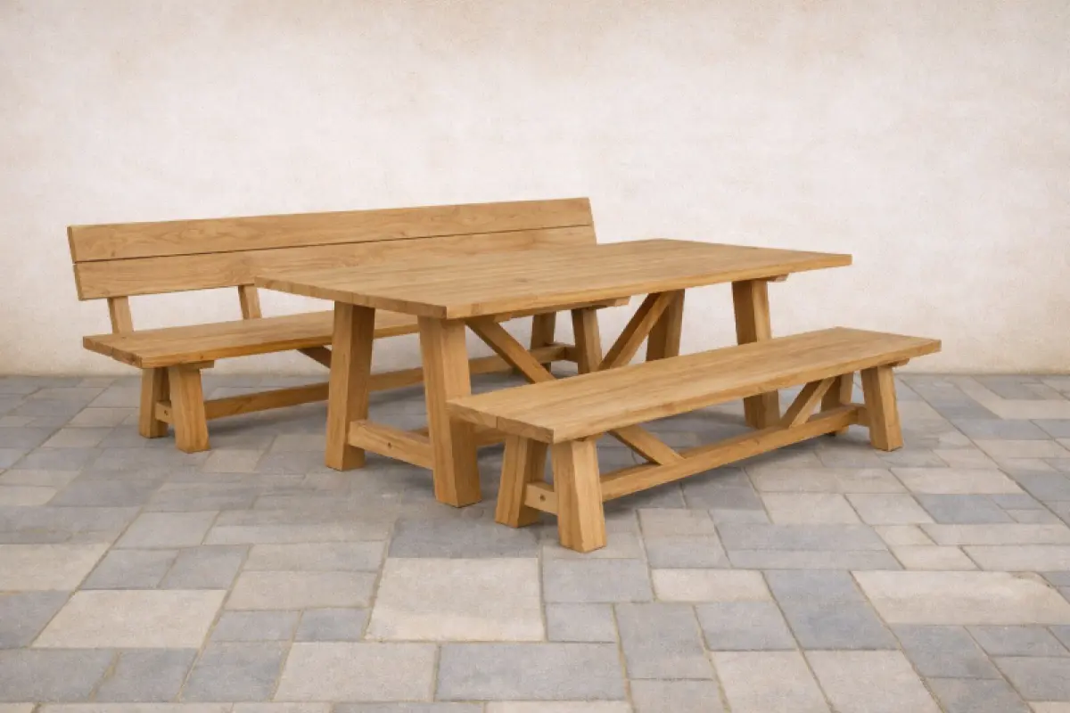 Teakholz Tisch Narya