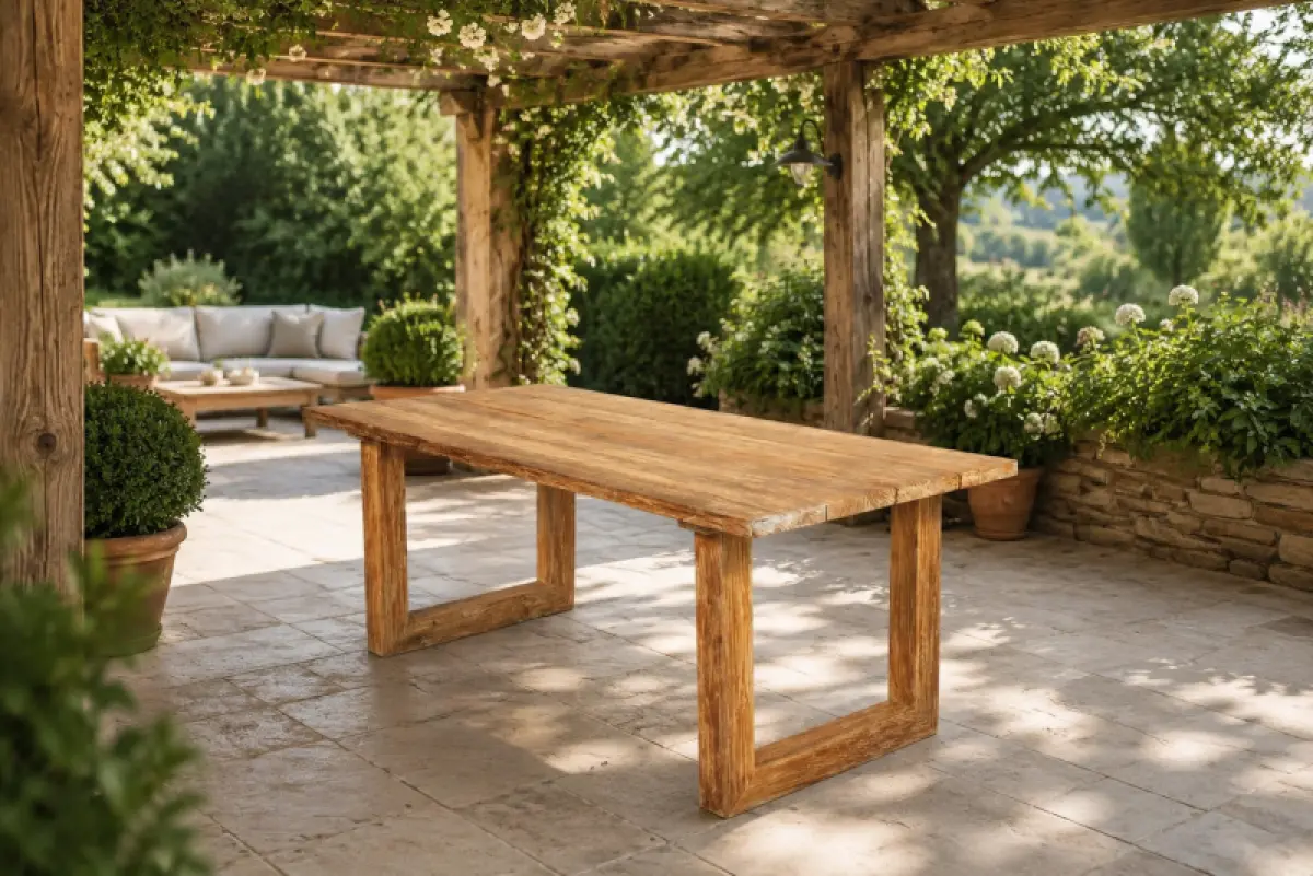 Teakholz Tisch Nova