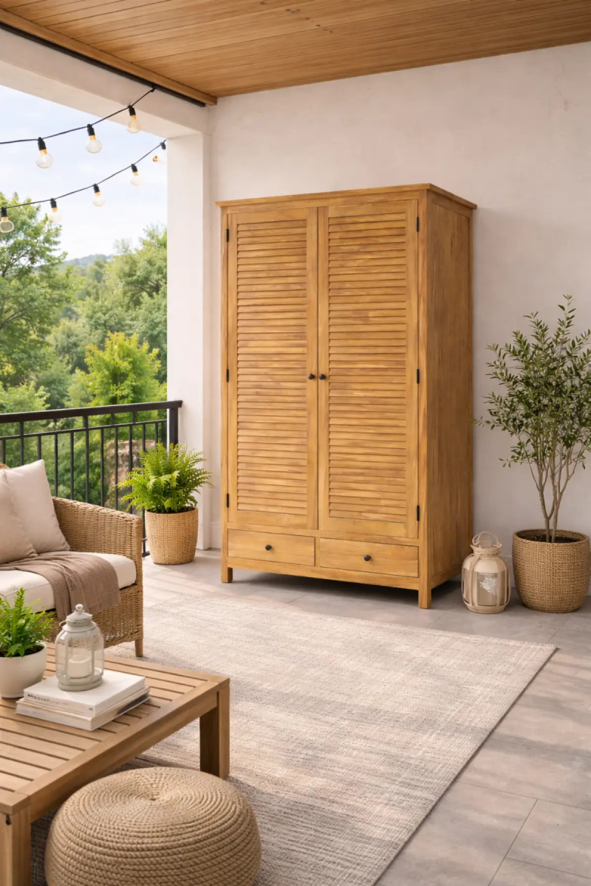 Teakholzschrank Bella