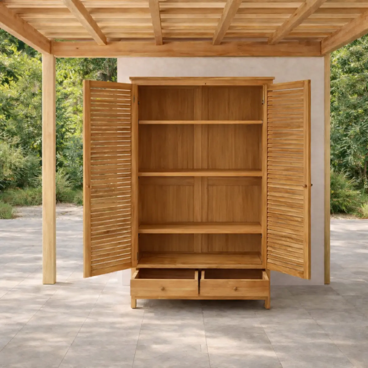 Teakholzschrank Bella