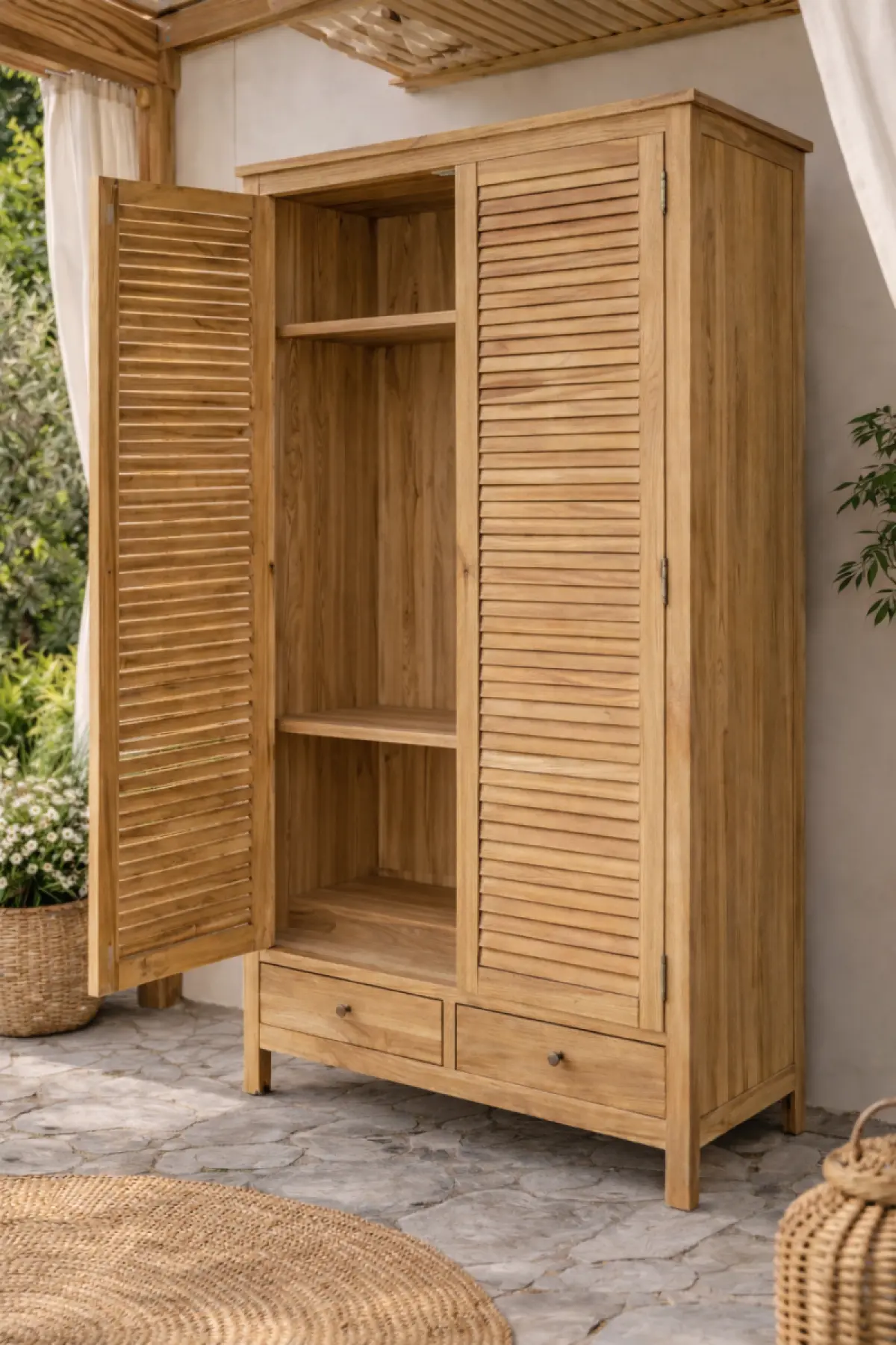 Teakholzschrank Bella