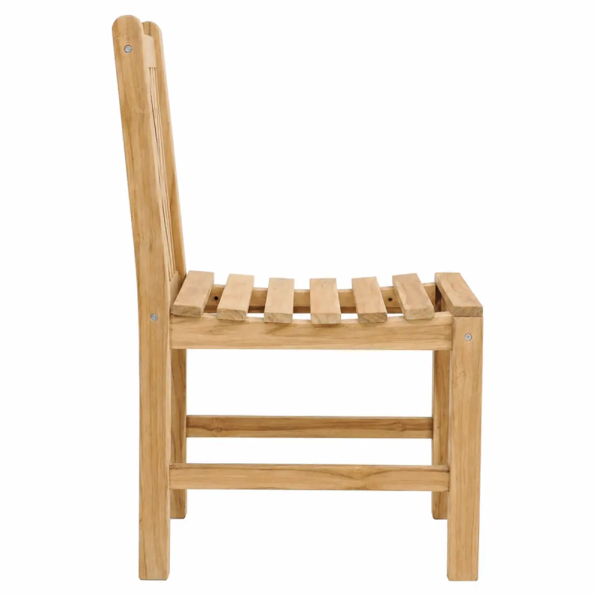 Turcano Teakholz Gartenstuhl mit Armlehne