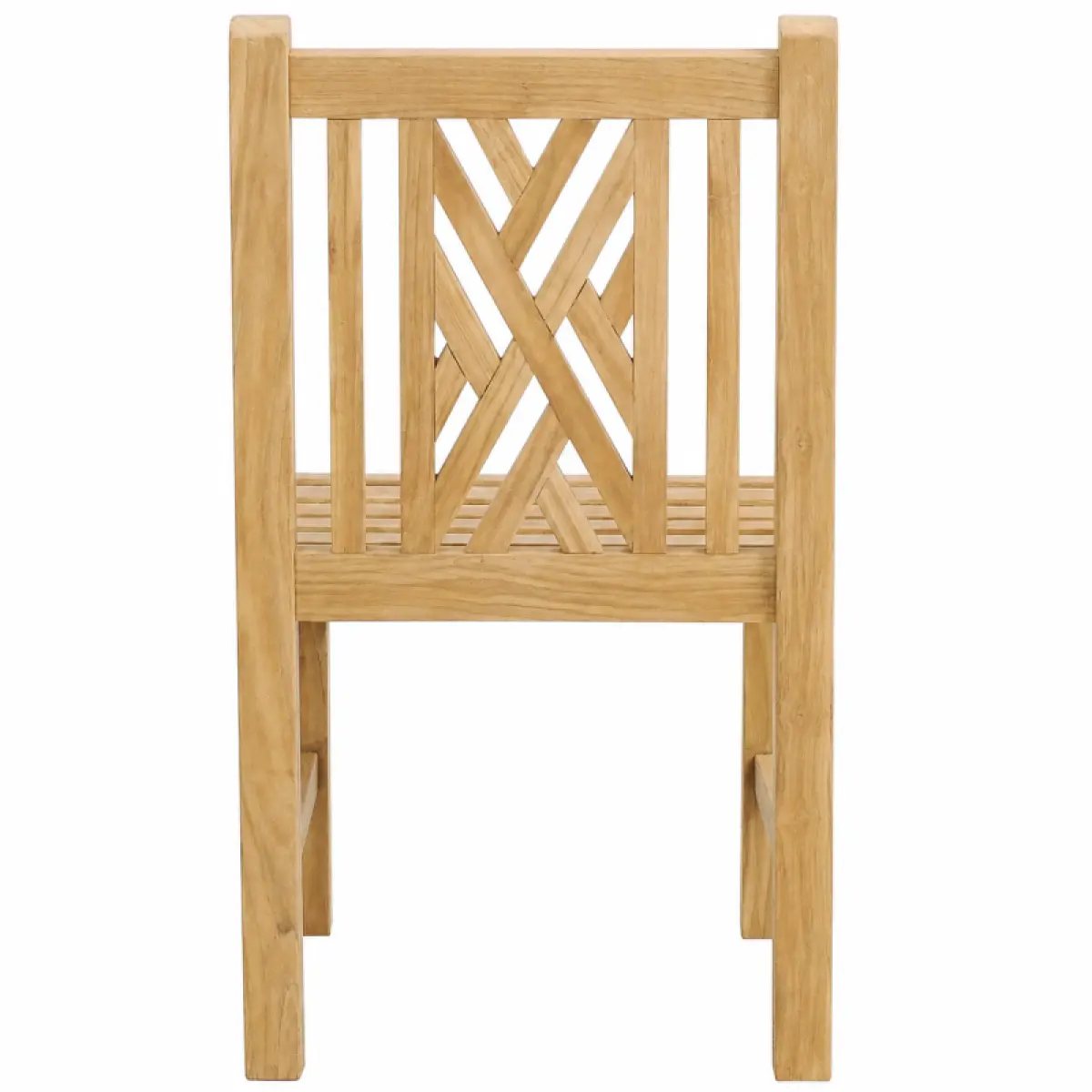 Turcano Teakholz Gartenstuhl mit Armlehne