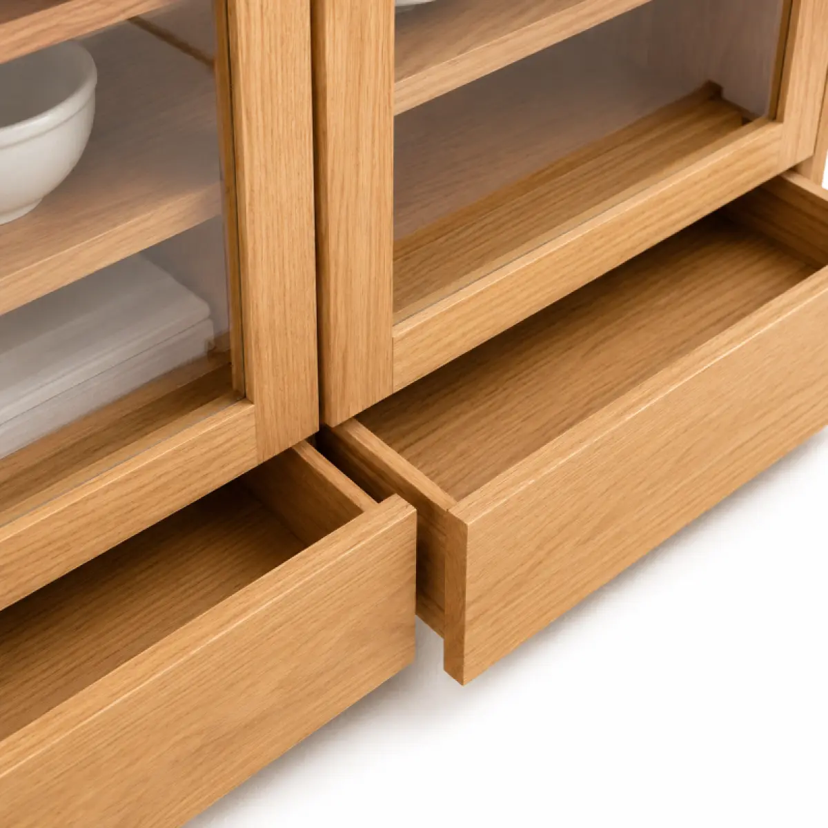 Vitrinen Schrank Kemo Teak