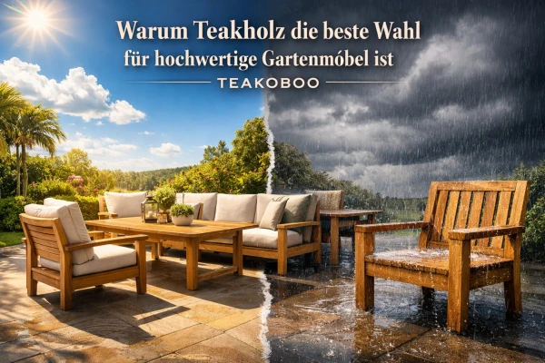 Warum Teakholz die beste Wahl für hochwertige Gartenmöbel ist – Teakoboo